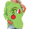 Juldamtröja Grinch Vinter Långärmad Tröja B XXL