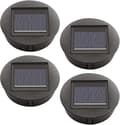 4-pack Solcellslampor Ersättning med LED-lampor, Solcellstaklampor Ersättning, LED Solpanel Sha