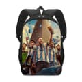 New Mr. Football World Cup Student School Bag Messi Large Capacity Polyester Backpack that Reduces Burden 27