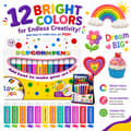 Miniatyrbild 5 av 5: 3D Bubble Pen Puffy Paint Popcorn Pennor Set, Popcorn Ritpennor, 36 st 36 PC
