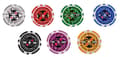 Miniatyrbild 5 av 5: Poker Set with Case & Accessories - 500 Chips - Poker multifärg multicolor