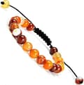 Massive Beads Natural Healing Power Gemstone Crystal Beads Unisex Adjustable Macrame Bracelets 8mm