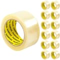High Adhesion Packing Tape for Boxes and Packaging - 50mm x 66m 2700 12-Pack
