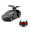 Nyår Jul 4-dörrars Tesla fjärrkontroll bil barnleksak julklapp{hh}