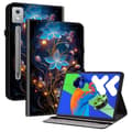 Läderfodral Kompatibelt med Lenovo Idea Tab Pro/Tab P12 Pro 12.7 2025/Xiaoxin Pad Pro 12.7 Mönstertryckt Ställ Multic Multic Multicolor Small Lantern Flower