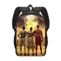 New Mr. Football World Cup Student School Bag Messi Large Capacity Polyester Backpack that Reduces Burden 5
