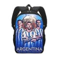 New Mr. Football World Cup Student School Bag Messi Large Capacity Polyester Backpack that Reduces Burden 21