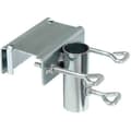 Umbrella Stand, Parasol Holder Balcony Railing, Balcony Umbrella Stand 1 pc - silver