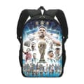 New Mr. Football World Cup Student School Bag Messi Large Capacity Polyester Backpack that Reduces Burden 14