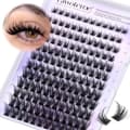 Lash Clusters Wispy Kira Cluster Eyelash Extension 10-18mm Individual Lashes DIY Cluster Eyelash Extension Soft Comfortable Eyelash Clusters with Thin