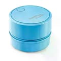 Portable Vacuum Cleaner Mini Desktop Dust Eraser Debris Cleaner Sweeper Office Desk Dust Tool For Car Home Computer Handheld Blue