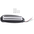 11K Dual Hot Rail Humbucker Pickup Ceramic Magnet ABS Electric Guitar Accessory White Black