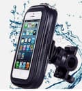 Waterproof Phone Holder for Bicycle/Motorcycle 4.8-5.4 Black
