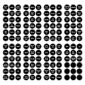 144 pcs Circular Stickers Labels Spice Jar Label Jar Labels Name Sticker