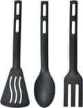 Nylon Spoon and Spatula Combination, Kitchen Utensil, Ergonomic Scratch-Free Cooking Tools for Baking and Kitchen