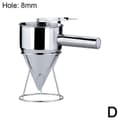 Funnel Dispenser Cone-shaped Stainless Steel Batter Pancake Baking Tool 2025