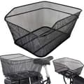 Metal Bicycle Basket - For Pannier Rack, Strong and Screw-Mounted