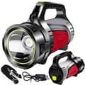 LED Flashlight with Handle & Power Bank
