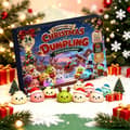 Advent Calendar 2026 with 24 Christmas Ornament Figures, 24-Day Countdown, Home Decor (W)
