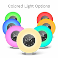Miniatyrbild 6 av 10: Touch Sensor Digital väckarklocka Sunrise Sunset Simulator LED-belysning
