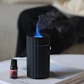 Miniatyrbilde 6 av 9: Bil diffuser luftfukter og luftrenser LED lys- Type C drevet - Svart Black