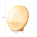 Miniatyrbild 5 av 8: Inkopplad Wake Up Sunrise Simulation Väckarklocka för barn White