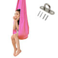 Pikkukuva 1 / 10: Kids Therapy Swing Yoga Cuddle Sensory riippuva joustava riippumatto Pink Small