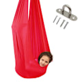 Miniatyrbillede 1 af 10: Børneterapi Swing Yoga Knus Sensorisk hængende elastisk hængekøje Red Medium