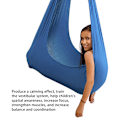 Miniatyrbillede 2 af 10: Børneterapi Swing Yoga Knus Sensorisk hængende elastisk hængekøje Blue Medium