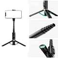 Miniatyrbild 6 av 7: Bluetooth trådlös handhållen Selfie Stick-stativ Utdragbar monopod med fjärrkontroll-USB-uppladdningsbar White