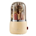 Miniatyrbillede 1 af 9: 360° Roterende Makeup Organizer Kosmetisk Opbevaringsboks - Gul Yellow