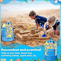 Miniatyrbild 5 av 5: Strandleksaksväska, Stor Mesh Strandväska, Vikbar Återanvändbar Mesh Strandleksaksväska, Strandleksaksförvaringsväska För Barnleksaker