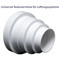 Miniatyrbild 2 av 4: Universal rund reducerare för ventilationssystem med en diameter på 80-150 mm - RDRC kanal