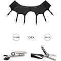 Miniatyrbild 5 av 5: Spetsstrumpbandshållare för Kvinnor 6 Band Plus Size Floral Suspender Bälte Underkläder för