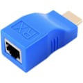 Miniatyrbild 3 av 5: HDMI-förlängare 1080P RJ45 LAN-nätverksportar upp till 30m över Ethernet LAN CAT5e/6 UTP-kabel för HDTV-skärm 1 par