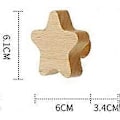 Miniatyrbild 2 av 5: Väggkrokar Barn Trä Väggkrok Väggmonterad Hängare Klädhängare Hängande Väska Handduk och Kappa Skandinavisk Inredning (Set om 2)
