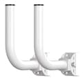 Universellt trådlöst bryggfäste, stolp- och väggmonterat fäste för utomhus AP Access Point Client Bridge CPE, 2-pack