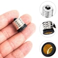Miniatyrbild 4 av 5: LED-ljusadapter - 8 st Lamphållarkonverterare Glödlampssockeladapter Glödlampshållare Tillbehör (E17 till E14)