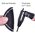 Miniatyrbild 4 av 5: Bilunderlägg, 2-pack PVC Bilmuggshållare Gadget Auto Insats Underlägg - Halkskydd Universal Biltillbehör (2,75\" Diameter) Svart