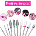 Manikyr-pedikyrset, 10 delar, nagelklippartillbehör 2,38 mm