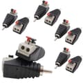 8 st RCA till högtalarkabeladapter, RCA-kontakt till AV