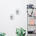 Miniatyrbild 3 av 5: 2-pack Baseball Rack Akryl Väggfäste Softboll Rack Basebollträ Väggfäste Display Rack Ställ Hängande Rack Ställ för Horisontell Visning 7,6x7cm