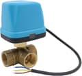 220V motoriserad 3-vägsventil magnetventil kulventil (DN20 3/4 tum)