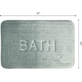 Miniatyrbild 2 av 2: Badrumsmatta i Memory Foam, Broderad Badrumsmatta, 40 x 60 cm