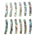 12 st Gitarr Ljudhålsrosett Paua Abalone Skal Inlägg Böjda Remsor Gitarr Ljudhål Inlägg 4mm W