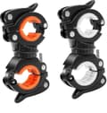 2 Stycken Universell Cykellampfäste 360 Graders Rotation