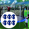 Miniatyrbild 5 av 5: Skyddande Ändstycken Trampolin Ändstycken 6st Stolplock 28 MM, Särskilt Robusta Väderbeständiga Ändstycken