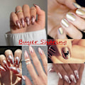 Miniatyrbild 3 av 5: Krom Nagelpulver Roséguld Metallisk Nagelkonst Pigmentpulver Set Glänsande Nagelglitterpulver med Magisk Spegeleffekt för Nagelkonst Design Dekoration 6