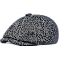 Miniatyrbild 1 av 5: Ullhatt Brittisk Rutig Stil Japansk Retro Hatt Åttakantig Unisex Hatt (Grön)