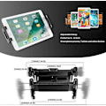 Miniatyrbild 2 av 5: Bil Tabletthållare, Bil Tabletthållare Universal Bil Nackstöd 360 Vridbar Justerbar Storlek 6-12 Tum för iPad